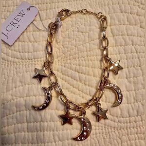 NWT J. Crew Celestial Charm Chain Bracelet